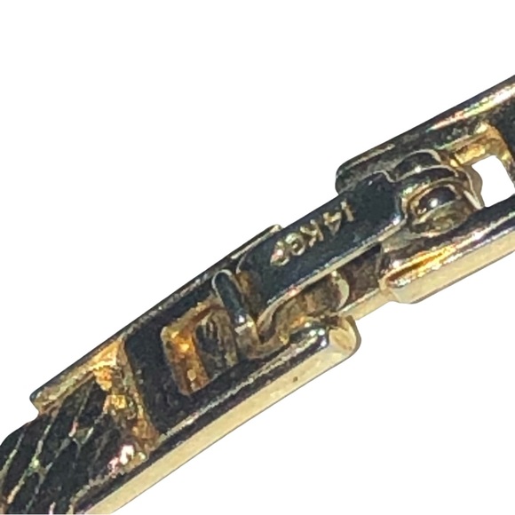 14k Herringbone gold chain lobster clasp 10.grams - Picture 4 of 5